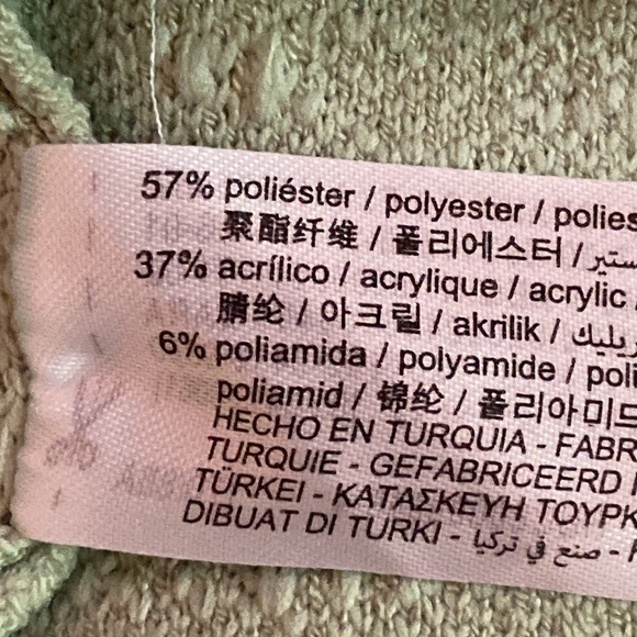 NWT. Zara Green Cropped Jacquard Top. Size M. - Picture 9 of 10